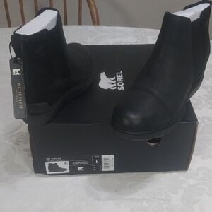 Sorel Women's Black Ankle Booties
